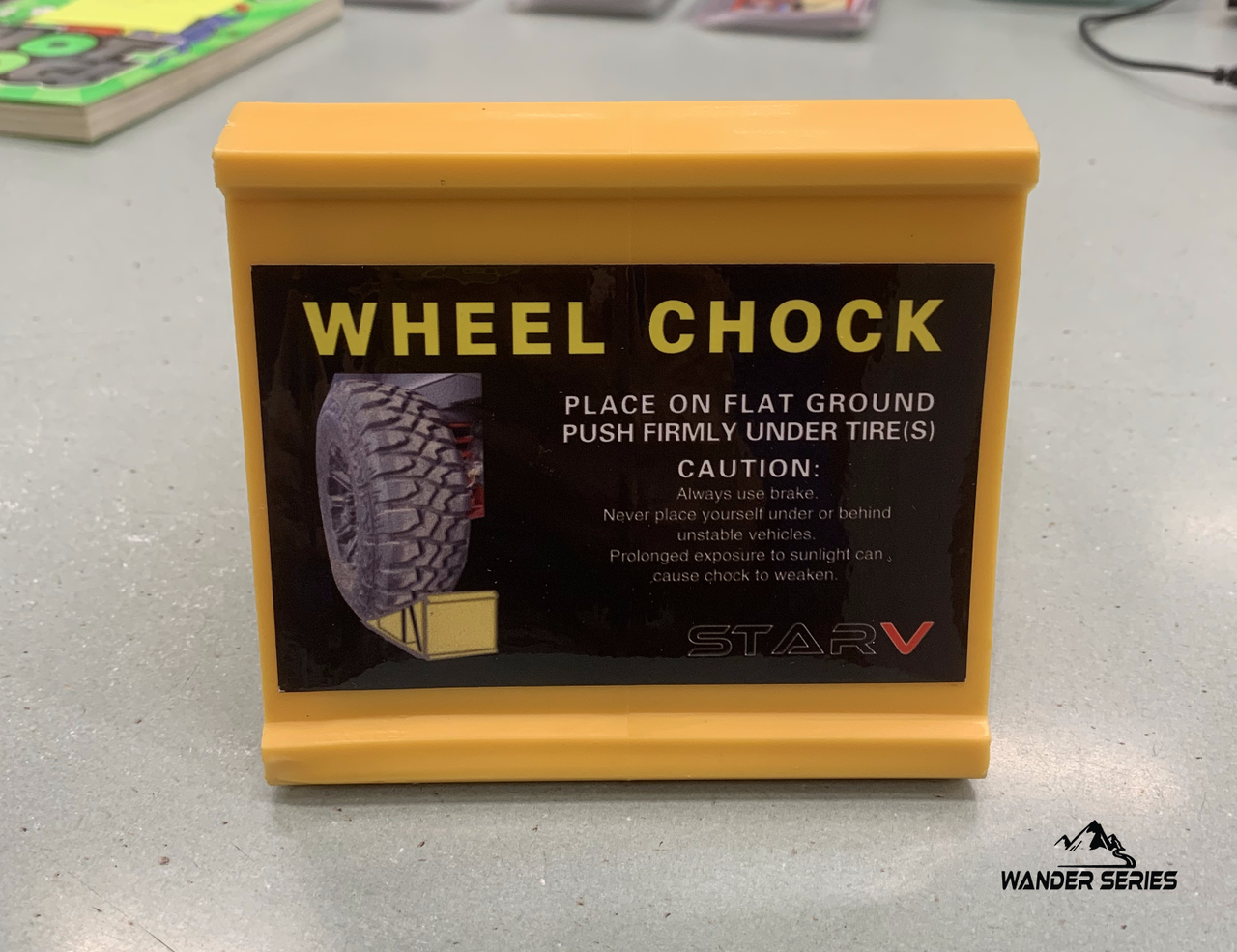 Yellow Wheel Chocks